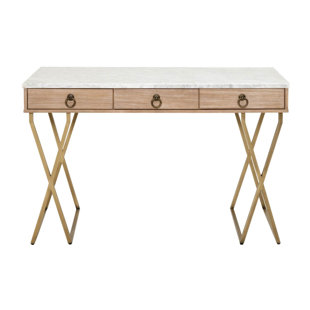 Writing Desk With Marble Top Wayfair Brookby Place Writing Desk