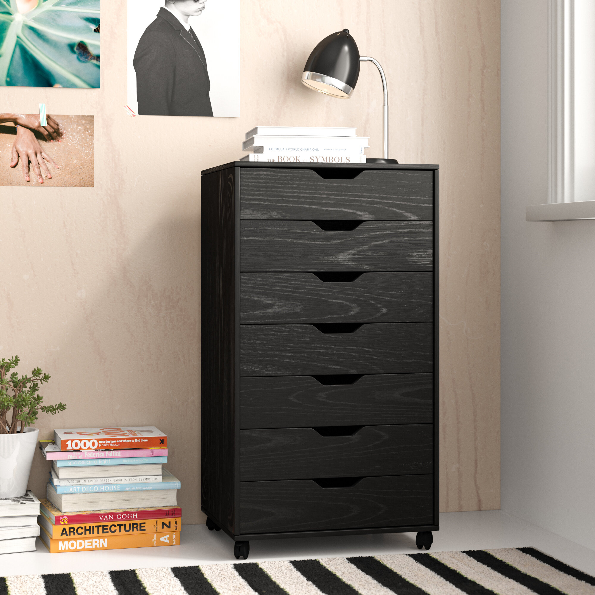 Zipcode Design Riley 7 Vertical Filing Cabinet Reviews Wayfair