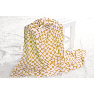 Ikat Dots Plush Throw Blanket