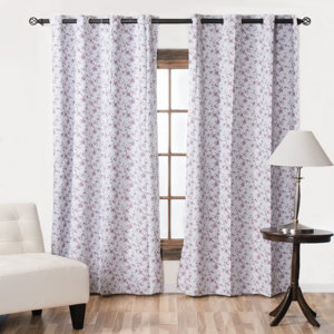 Solid Blackout Thermal Grommet Single Curtain Panel