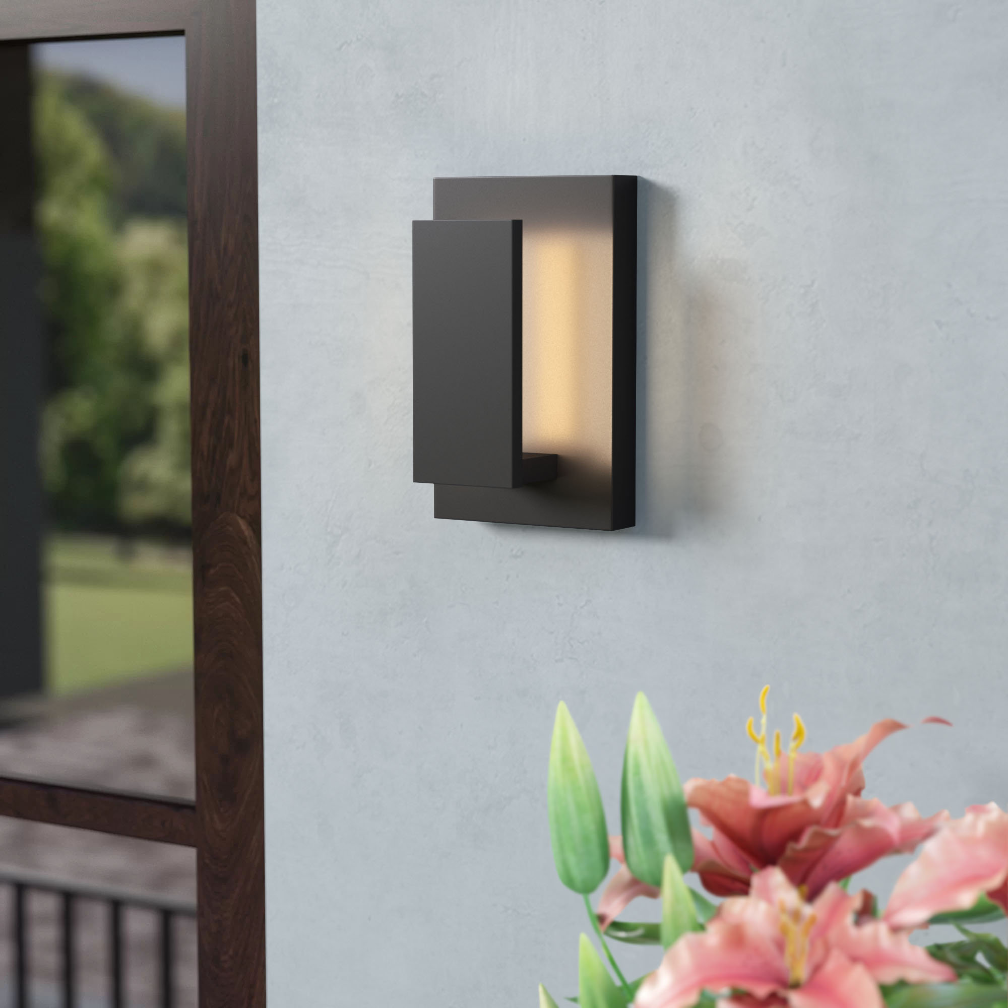 Swann 1 Light Outdoor Wall Sconce Swann 1 Light Outdoor Wall Sconce