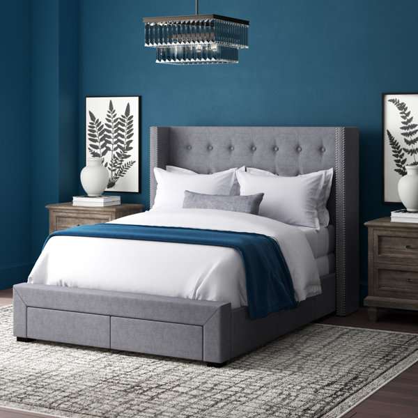 Kerens Upholstered Storage Panel Bed by Greyleigh