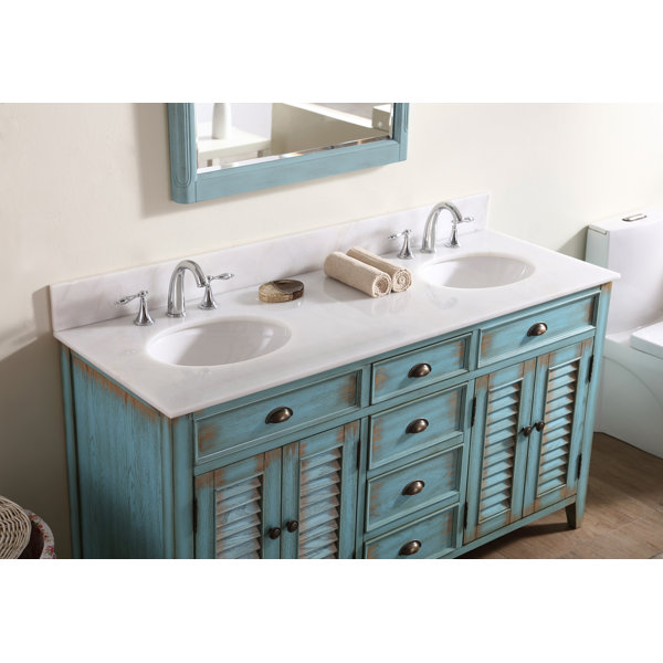 Foret 60 Double Bathroom Vanity Set by Lark Manor