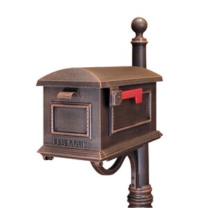 Traditional Post Mounted Mailbox