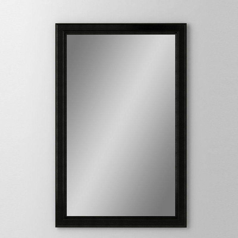 Black Framed Medicine Cabinet