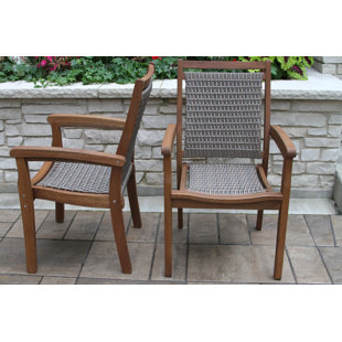 Patio Dining Chairs You Ll Love Wayfair Ca Lesly Stacking Patio Dining Chair