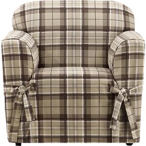 Buy Highland Plaid Box Cushion Armchair Slipcover!