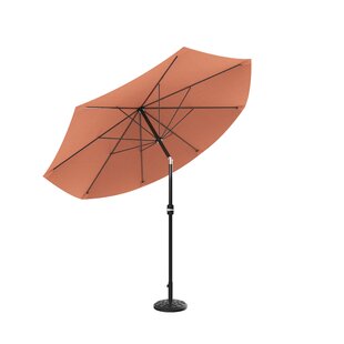 striped rain umbrella