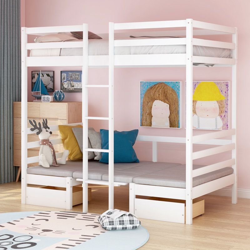 Isabelle Max Coles Twin Bunk Configurations Bed With Drawers And Desk