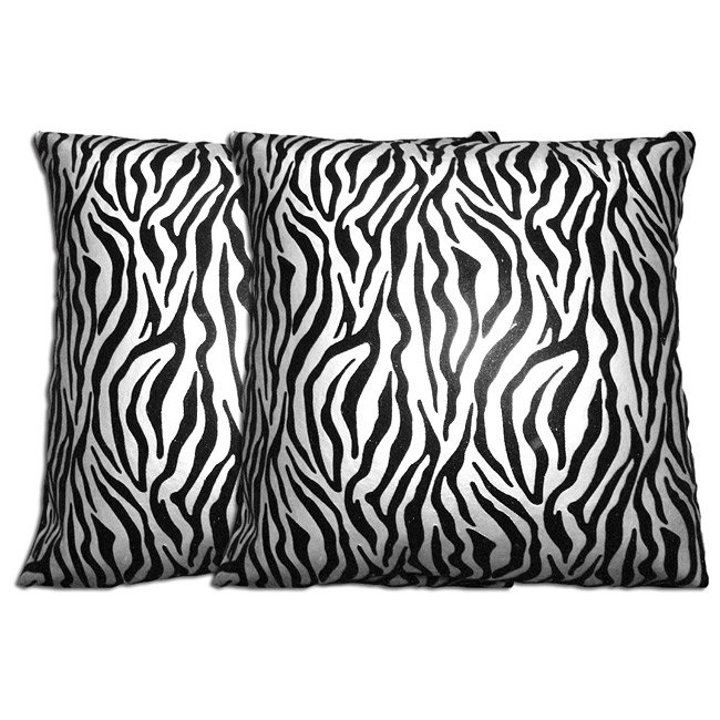 Decorative Zebra Throw Pillow