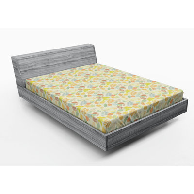 Video Games Floral / Flower Fitted Sheet East Urban Home Size: Full