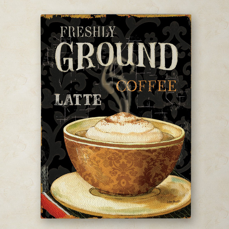 Trademark Art Today S Coffee Ii By Lisa Audit Painting Print On Wrapped Canvas Reviews Wayfair