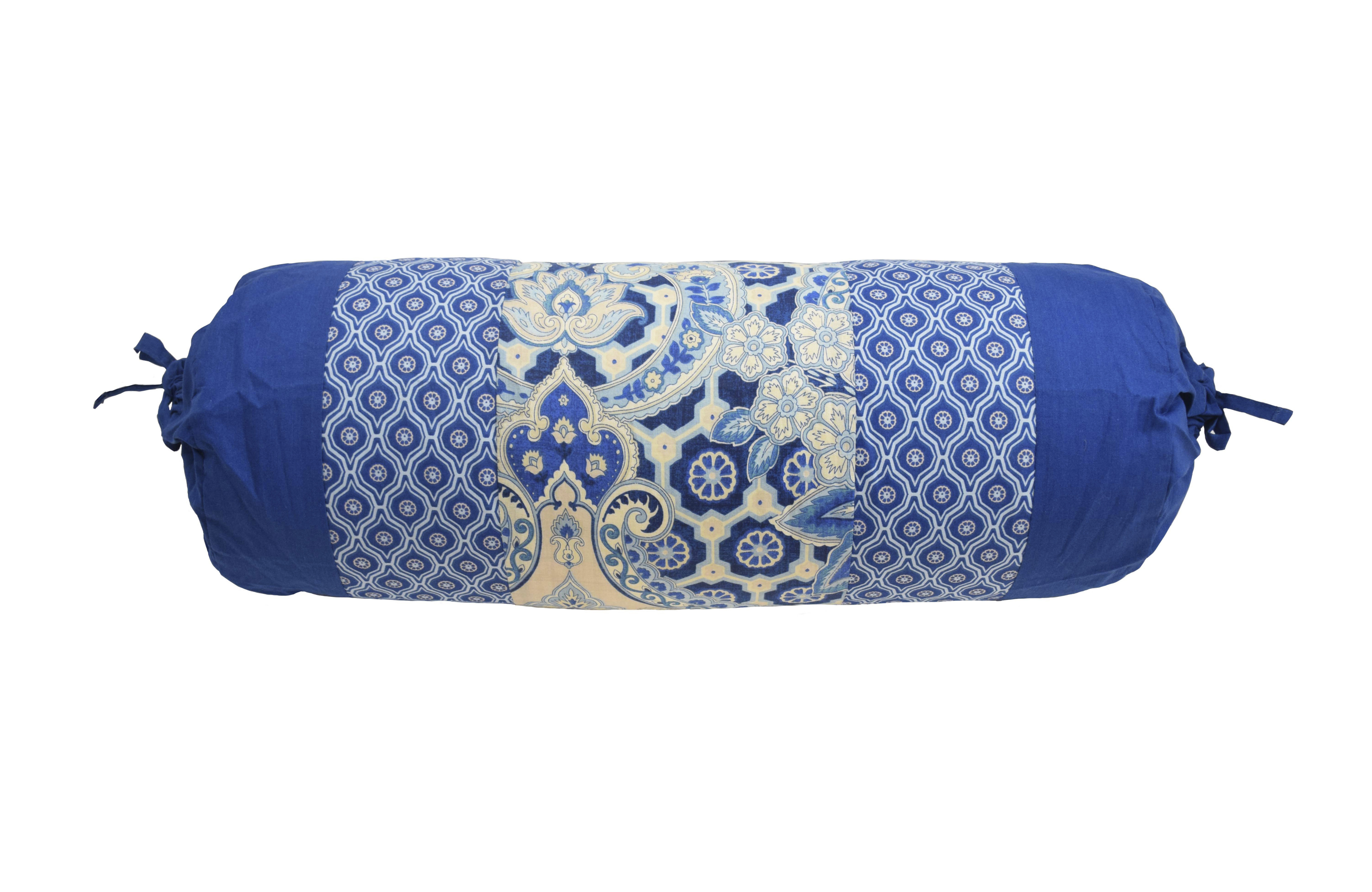 Waverly Moonlit Shadows Neckroll Decorative Cotton Bolster Pillow