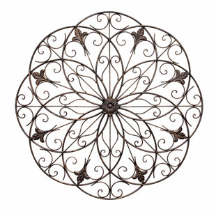 Large Wrought Iron Wall Decor Wayfair Wrought Iron Fl Wall Décor