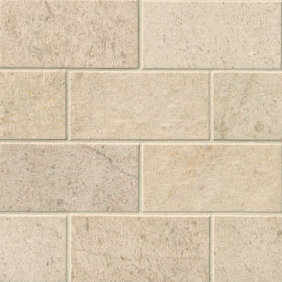 Limestone Backsplash Mesh Tile Wayfair 3 X 6 Limestone Subway Tile In Coastal Sand