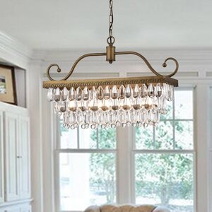 Gerhart 4-Light Crystal Chandelier