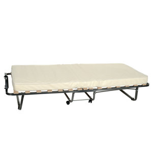Folding Bed with Mattress by Symple Stuff