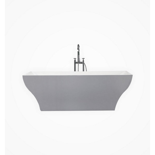 Volta 71 x 32 Freestanding Soaking Bathtub by Kube Bath