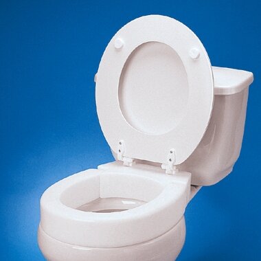Standard Hinged Raised Toilet Seat Extension by Maddak