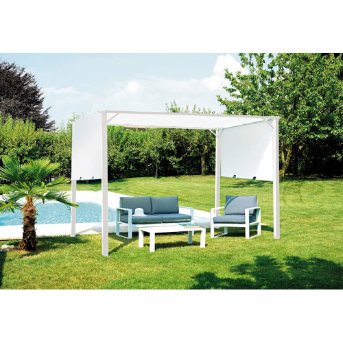 Lowes 3.5m x 2.5m Metal Pergola Sol 72 Outdoor