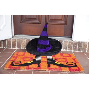 Handmade Wicked Witch Shoes Doormat