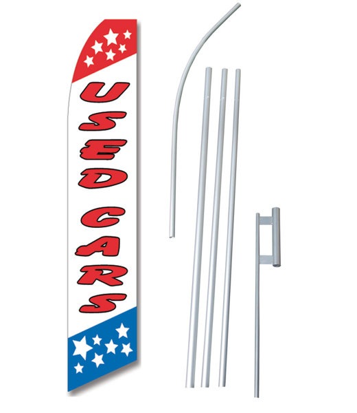 Neoplex Used Cars Polyester 180 X 30 In Flag Set Wayfair