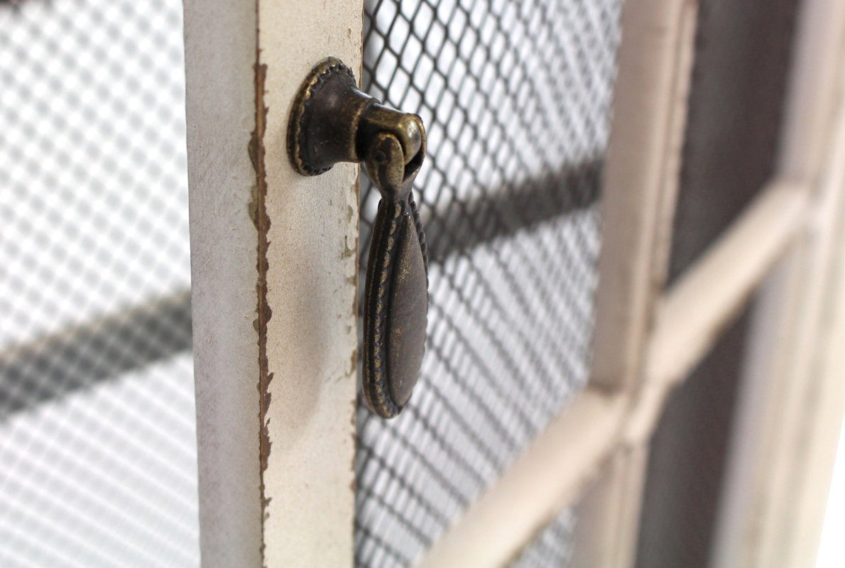 Lark Manor Window Cream Wood Wall Mirror & Reviews Wayfair