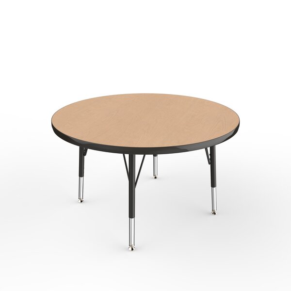 Maple Top Thermo-Fused Adjustable 36 Circular Activity Table by ECR4kids