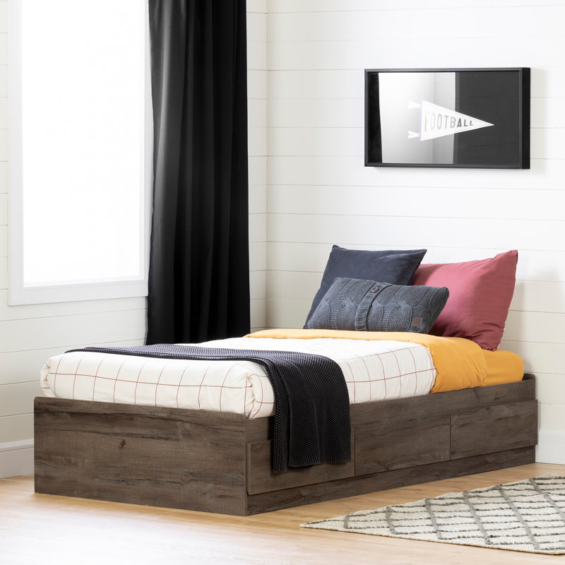 South Shore Vinbardi Twin Mate S Captain S Bed With Drawers