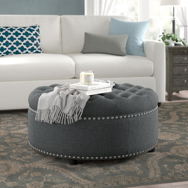 Camas Tufted Storage Ottoman By Charlton Home Purchase