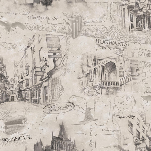 Marauders Map Wallpaper Laptop Harry Potter Wallpaper Wayfair wayfair