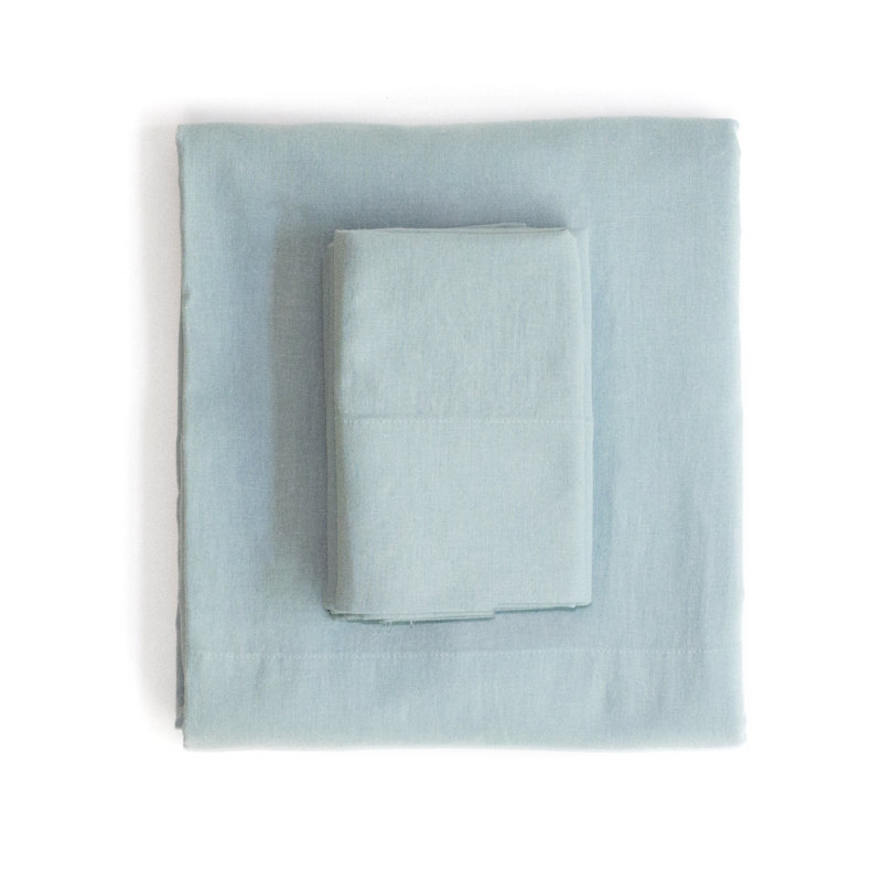 Nine Space Linen & Cotton Sheet Set & Reviews Wayfair
