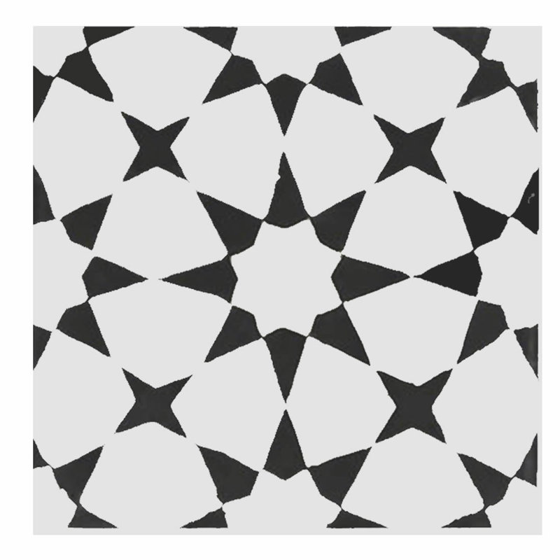 Moroccan Mosaic Tile House Medina 8 X Handmade Cement In Medina 8 X Handmade Cement Tile In