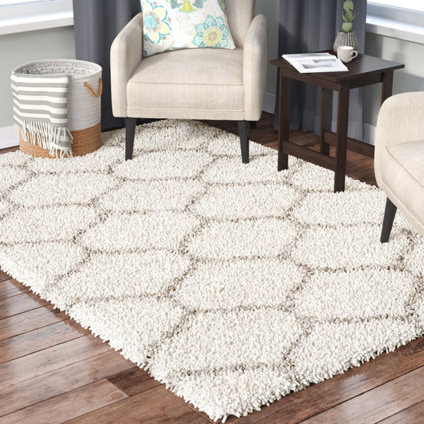 Marco Ivory/Gray Area Rug by Brayden Studio