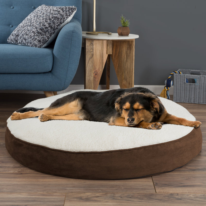 Tucker Murphy Pet Deena Round Sherpa Memory Foam Pet Pillow