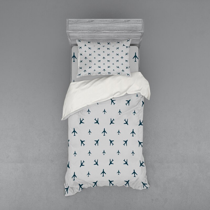 East Urban Home Airplane Duvet Cover Set Wayfair