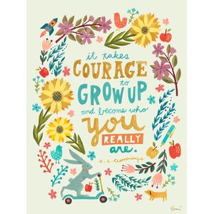It Takes Courage by Irene Chan Paper Print