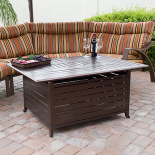 Fire Pit Tables You Ll Love Wayfair Aluminum Propane Fire Pit Table