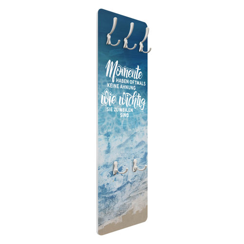 Seashore - Important Moments Wall Mounted Coat Rack Symple Stuff
