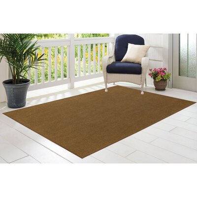 Binded Brown Area Rug Ebern Designs Rug Size: Runner 2' x 6'