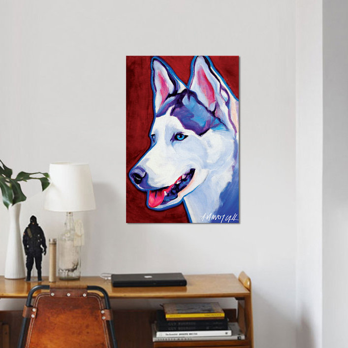 husky painting