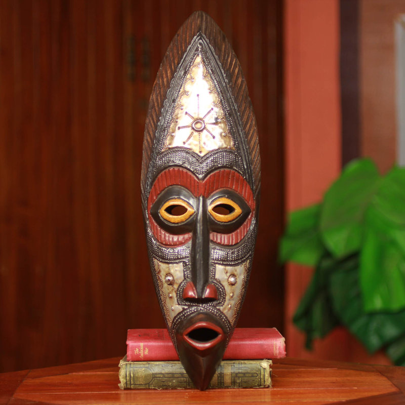 World Menagerie Dougie Authentic Hand Carved Akan Tribe African Mask Wal Decor Reviews Wayfair