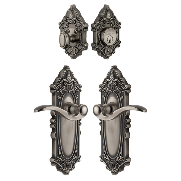 Grande Victorian Keyed Door Lever by Grandeur