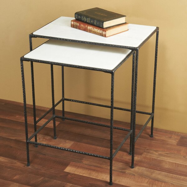 Newton 2 Piece Nesting Tables By Interlude