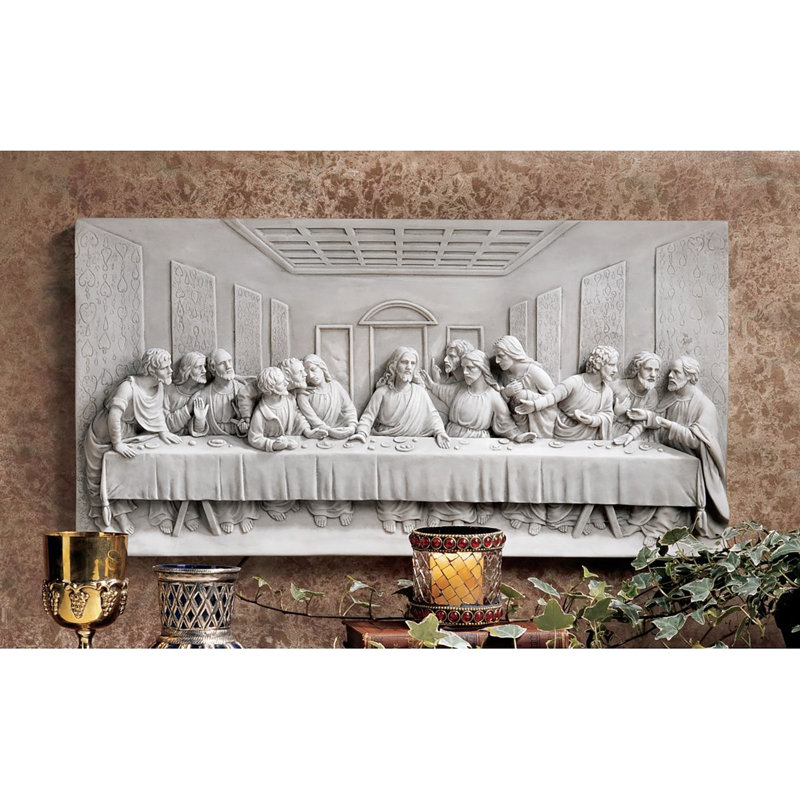 Design Toscano The Last Supper Wall Décor Reviews Wayfair The Last Supper Wall Décor
