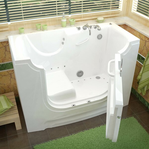 HandiTub 60 x 30 Air/Whirlpool Jetted Wheelchair Accessible Bathtub by Therapeutic Tubs