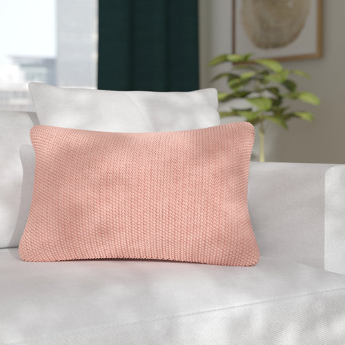 The Twillery Co Elliott Knit Oblong Pillow Cover Reviews Wayfair