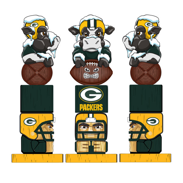 NFL Green Bay Packer Tiki Totem Figurine by Evergreen Enterprises, Inc