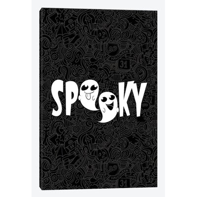 Spooky Graphic Art on Wrapped Canvas Wrought Studio™ Size: 40