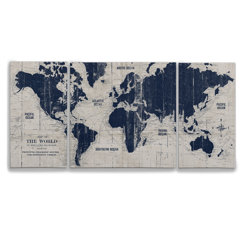 Old World Map Wall Art Wayfair